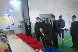 Secretary Li Xinhong came to the company to supervise the epidemic prevention and control work