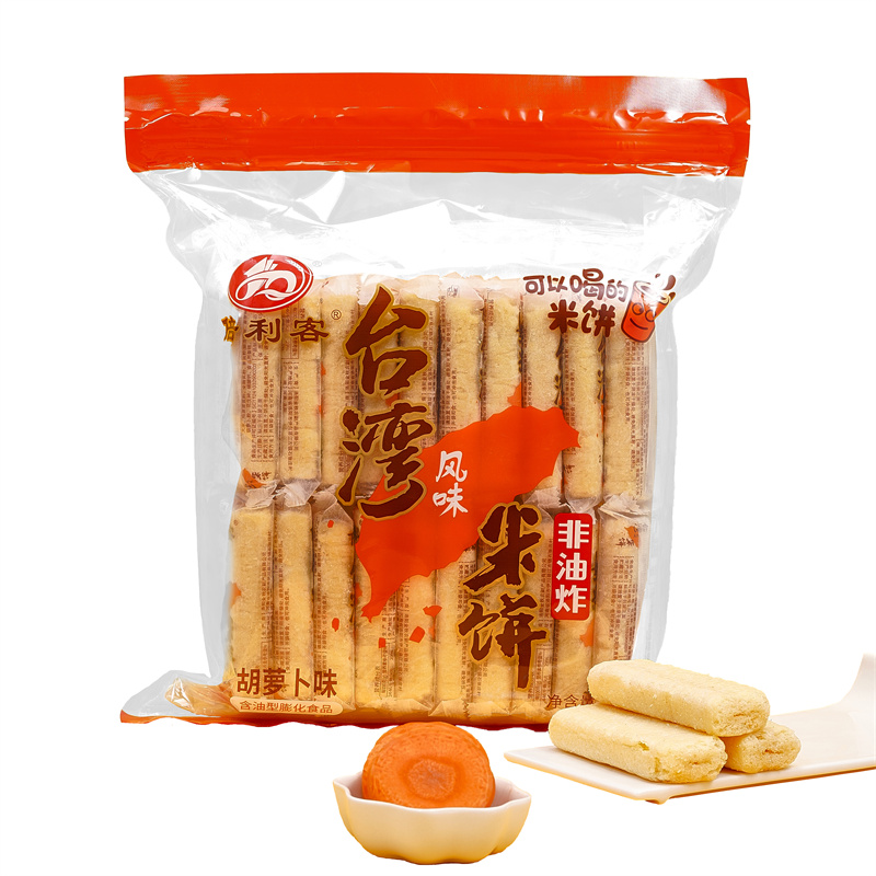 Taiwan Rice Cake Carrot Flavor 350g