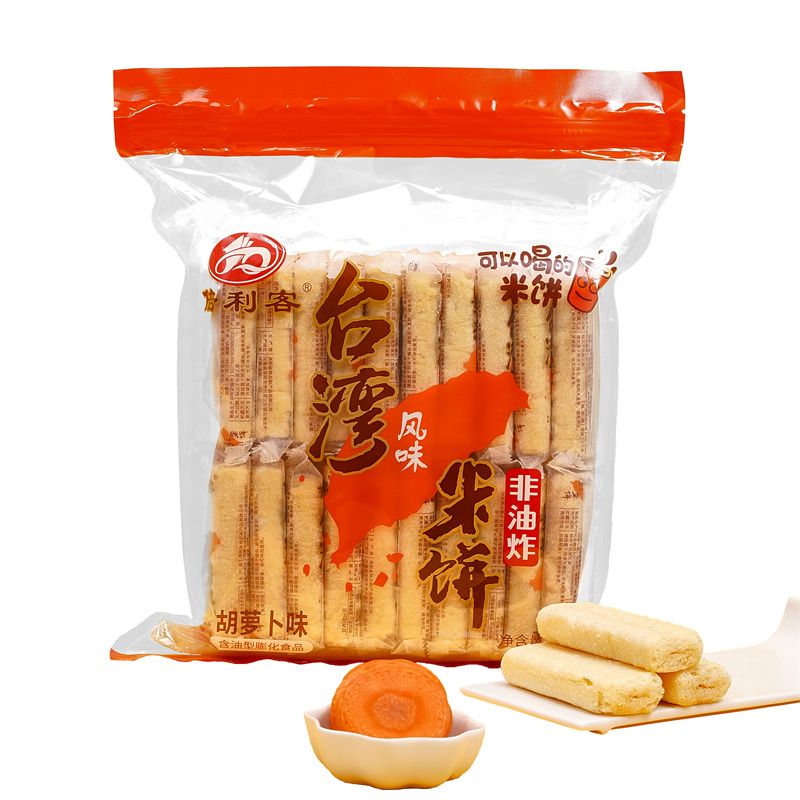 Taiwan Rice Cake Carrot Flavor 350g